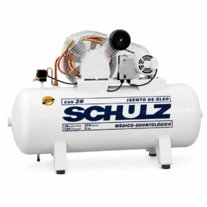 Compresor de Aire Libre de Aceite Schulz CSV 20/250 Horizontal – 5 HP
