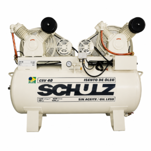 Compresor de Aire Libre de Aceite Schulz CSV 40/430 Duplex – 10 HP